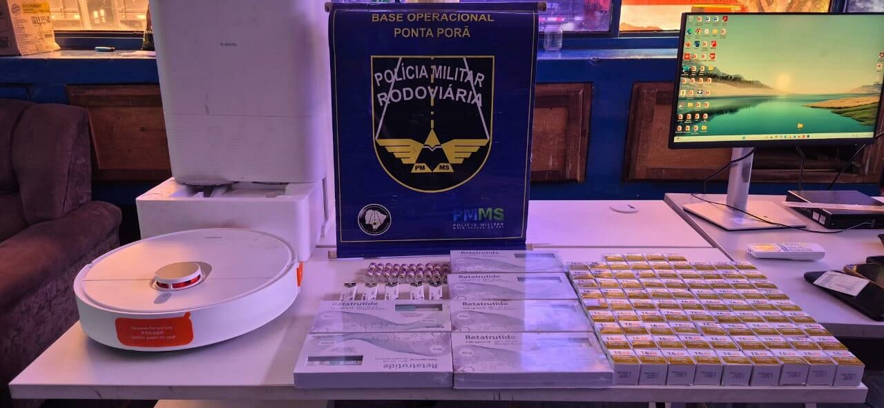 Imagem de compartilhamento para o artigo Polícia apreende carregamento com mais de R$ 88 mil em canetas emagrecedoras em MS da MS Todo dia